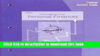 Books Student Activity Guide for Ryan s Managing Your Personal Finances Full Online