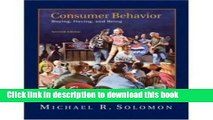 Books Solomon s  Consumer Behavior - Buying, Having, and Being  - 7th (Seventh) Edition Full