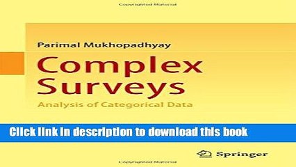 Download  Complex Surveys: Analysis of Categorical Data  Online