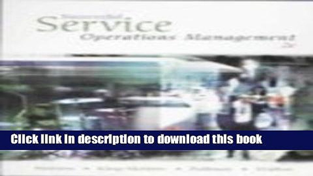 PDF  Successful Service Operations Management (with Student CD-ROM, Microsoft Project 2007,