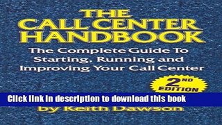 Ebook The Call Center Handbook Free Download