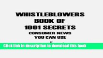 Books Whistleblowers Book Of 1001 Secrets 