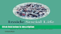 Books Inside Social Life: Readings in Sociological Psychology and Microsociology Full Online