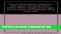 Ebook Html Template Master: Create Your Own Web Pages Through On-Screen Templates and Clip-Art