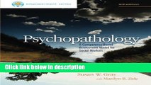 Books Brooks/Cole Empowerment Series: Psychopathology: A Competency-Based Assessment Model for