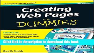 Ebook Creating Web Pages For Dummies Free Online