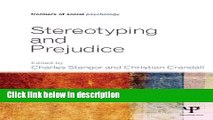 Books Stereotyping and Prejudice (Frontiers of Social Psychology) Free Online