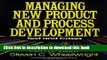 Books Managing New Product and Process Development: Text and Cases Full Online