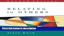 Books Relating To Others (Mapping Social Psychology Series) Free Online