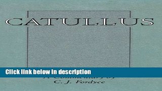 Books Catullus Free Online