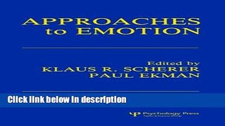 Books Approaches To Emotion Free Download