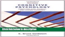 Ebook Cognitive Psychology: Connecting Mind, Research and Everyday Experience with Coglab Manual