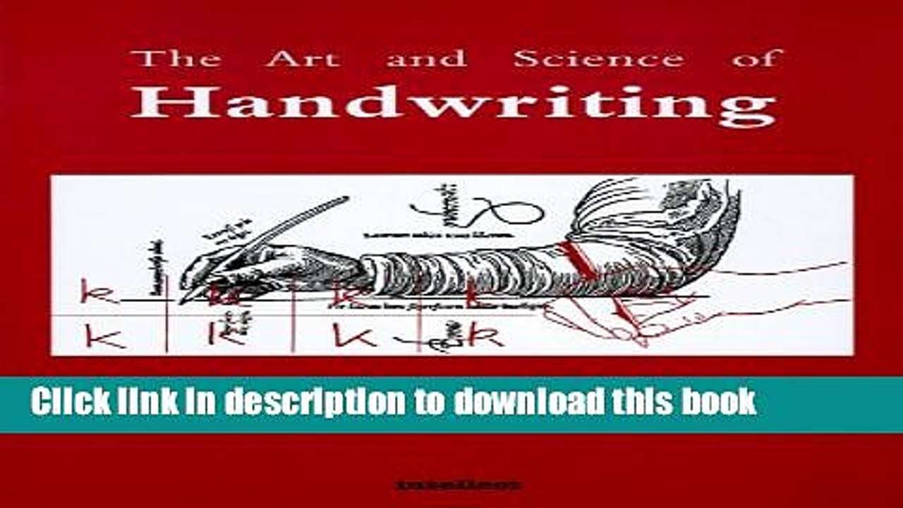PDF  The Art and Science of Handwriting  {Free Books|Online