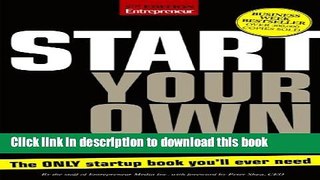 Ebook Start Your Own Business, Fifth Edition: The Only Start-Up Book You ll Ever Need Free Online