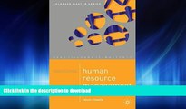 FREE PDF  Mastering Human Resource Management (Palgrave Masters Series (Business))  BOOK ONLINE