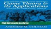 Books Game Theory and its Applications: In the Social and Biological Sciences (International