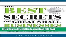 Books The Best Secrets of Great Small Businesses: Creative, Innovative and Cost-Saving Ideas from