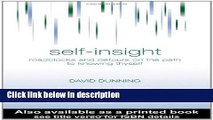 Ebook Self-Insight: Roadblocks and Detours on the Path to Knowing Thyself (Essays in Social