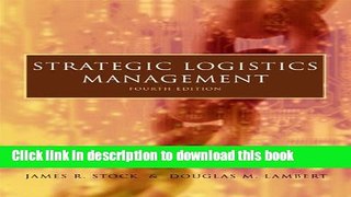 Books Strategic Logistics Management Free Download