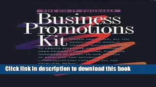 Ebook The Do-It-Yourself Business Promotions Kit Full Download