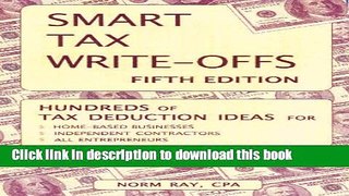 Books Smart Tax Write-offs, Fifth Edition Free Online