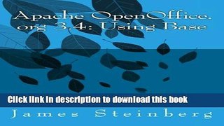 Books Apache OpenOffice.org 3.4: Using Base Full Online
