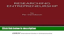 Ebook Researching Entrepreneurship (International Studies in Entrepreneurship) Full Online