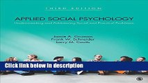 Books Applied Social Psychology: Understanding and Addressing Social and Practical Problems Full
