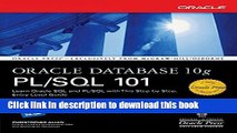 Books Oracle Database 10g PL/SQL 101 Free Online