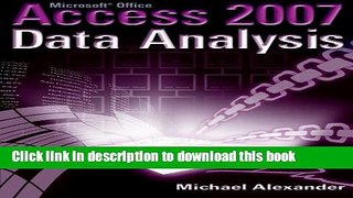 Books Microsoft Access 2007 Data Analysis Free Online