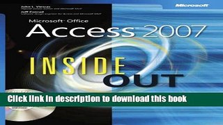 Books Microsoft Office Access 2007 Inside Out Free Online