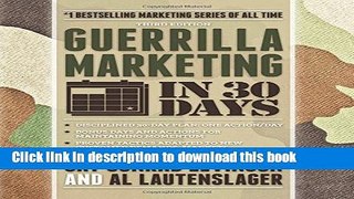 Ebook Guerrilla Marketing in 30 Days Free Online