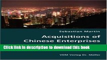 Ebook Acquisitions of Chinese Enterprises- An Alternative Form of FDI Full Online