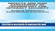 Books Impacts and Risk Assessment of Technology for Internet Security: Enabled Information