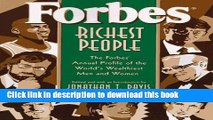 Books Forbes? Richest People: The Forbes? Annual Profile of the World s Wealthiest Men and Women
