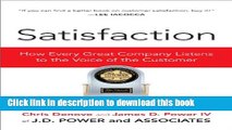 Ebook Satisfaction: How Every Great Company Listens to the Voice of the Customer Full Online