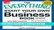 Books The Everything Start Your Own Business Book, 4th Edition with CD: New and updated strategies