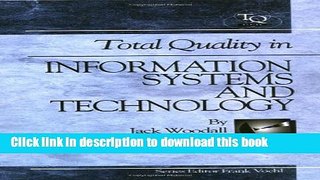 Ebook Total Quality In Information Systems And Technology (St. Lucie Press Total Quality Series)