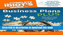 Ebook The Complete Idiot s Guide to Business Plans Plus (Complete Idiot s Guides (Lifestyle