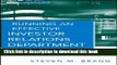 Books Running an Effective Investor Relations Department: A Comprehensive Guide (Wiley Corporate F
