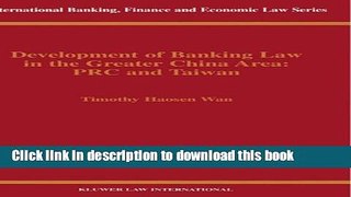 Books Development of Banking Law in the People s Republic of China and the Republic of China on