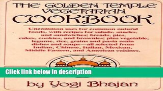 Books The Golden Temple Vegetarian Cookbook Free Download