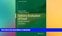 READ THE NEW BOOK Sensory Evaluation of Food: Principles and Practices (Food Science Text Series)