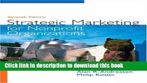 Ebook Strategic Marketing for Non-Profit Organizations (7th Edition) Free Online