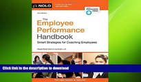 READ THE NEW BOOK Employee Performance Handbook, The: Smart Strategies for Coaching Employees