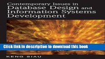 Books Contemporary Issues in Database Design and Information Systems Development Full Download