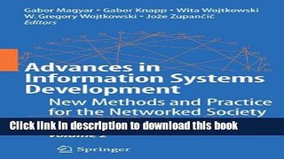 Books Advances in Information Systems Development: New Methods and Practice for the Networked