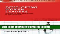 Ebook Developing Women Leaders: A Guide for Men and Women in Organizations Free Online