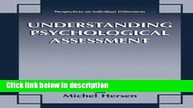 Ebook Understanding Psychological Assessment (Perspectives on Individual Differences) Free Online