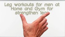 Leg Workouts For Men at Home  Building Leg Muscle the Easy Way